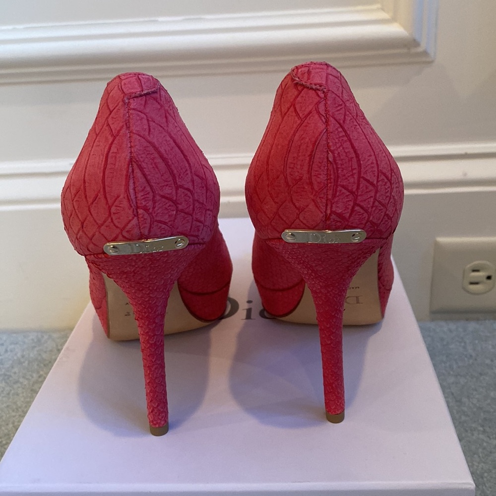 BNIB Miss Dior Peep Toe Pump - Picture 3 of 13
